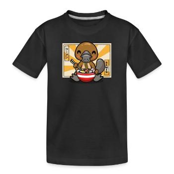 Ornithorynque - T-shirt bio Premium Enfant - noir - Devant
