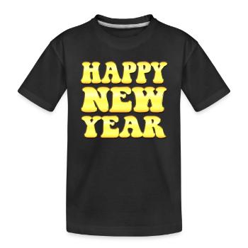 Countdown New Years Eve Party - New Year - Kids' Premium Organic T-Shirt - black - Front