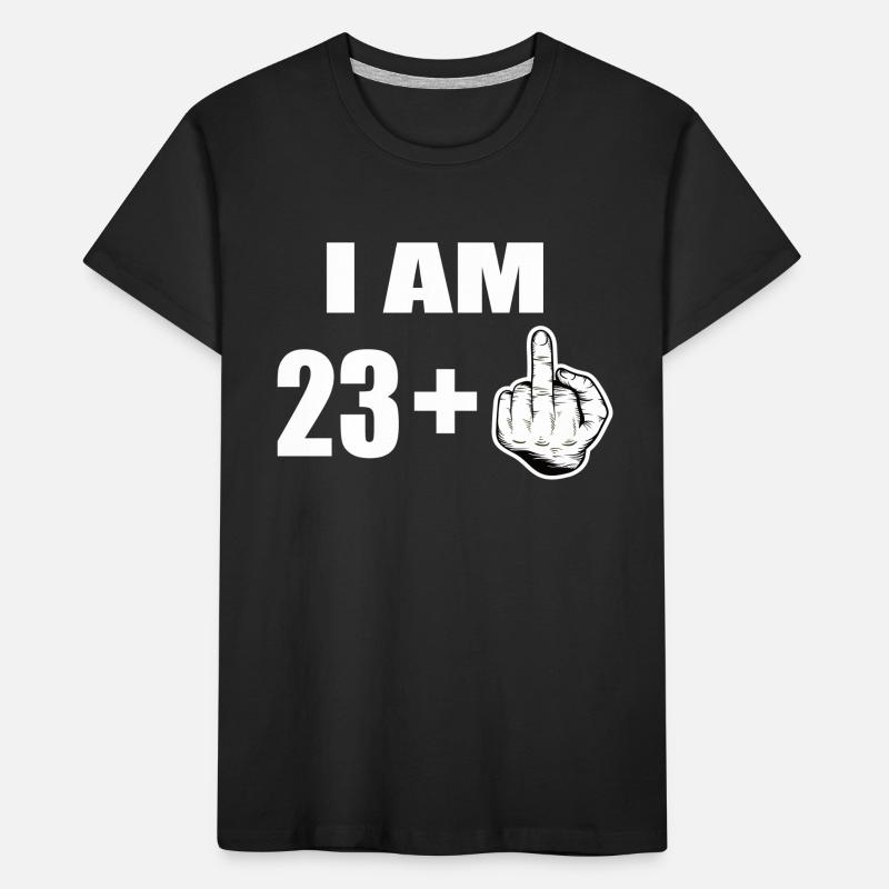 24-årsdag Ekologisk premium-T-shirt barn