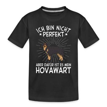 Hovawart Hund Dog Hundehalter - Kinder Premium Bio T-Shirt - Schwarz - Vorne