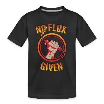 Pas de flux donné drôle soudeur Torche Jeu de mots Ironworker - T-shirt bio Premium Enfant - noir - Devant