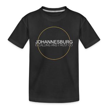 Citation de Johannesburg - T-shirt bio Premium Enfant - noir - Devant