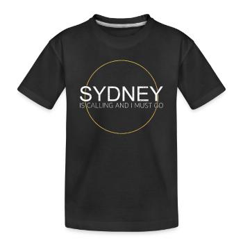 Citation de Sydney - T-shirt bio Premium Enfant - noir - Devant