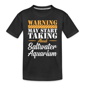 Aquarium - Aquaristique - T-shirt bio Premium Enfant - noir - Devant