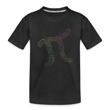 Ziffern von Pi im Quellcode Zahlen Pi Day 3.14159 - Kinder Premium Bio T-Shirt - Schwarz - Vorne