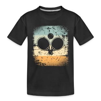 Ping-pong - T-shirt bio Premium Enfant - noir - Devant