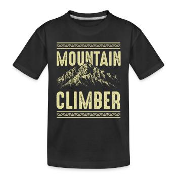 Alpinistes - T-shirt bio Premium Enfant - noir - Devant