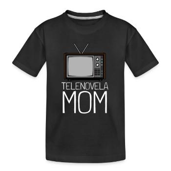Telenovela Columbianas, émissions hispaniques et feuilletons - T-shirt bio Premium Enfant - noir - Devant