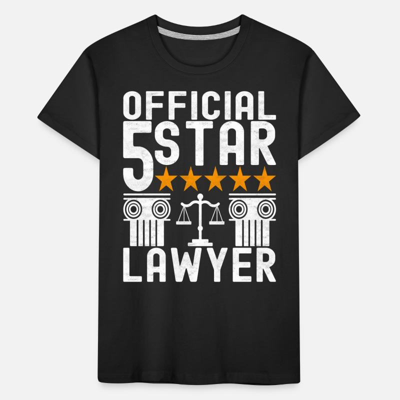 Law Student Judge Public Prosecutor Kids' Premium Organic T-Shirt
