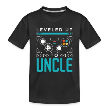 Mis à niveau à Uncle Gamer Oncle Gaming Tio Family - T-shirt bio Premium Enfant - noir - Devant