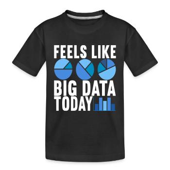 Data Scientist Data Analyst - Kinder Premium Bio T-Shirt - Schwarz - Vorne