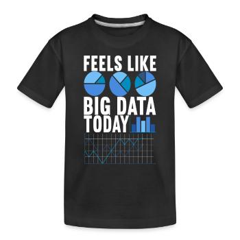 Data Scientist Data Analyst - Kinder Premium Bio T-Shirt - Schwarz - Vorne