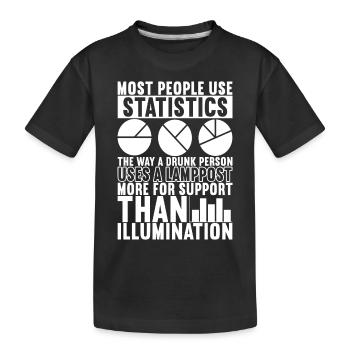 Data Scientist Data Analyst - Kinder Premium Bio T-Shirt - Schwarz - Vorne
