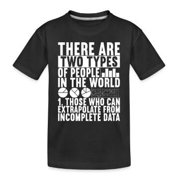 Data Scientist Data Analyst - Kinder Premium Bio T-Shirt - Schwarz - Vorne