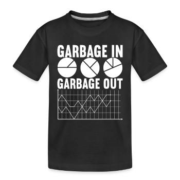 Data Scientist Data Analyst - Kinder Premium Bio T-Shirt - Schwarz - Vorne
