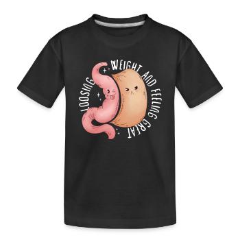 Sleeve gastrectomy sleeve gastrectomy - Kids' Premium Organic T-Shirt - black - Front