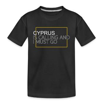Chypre Dicton - T-shirt bio Premium Enfant - noir - Devant