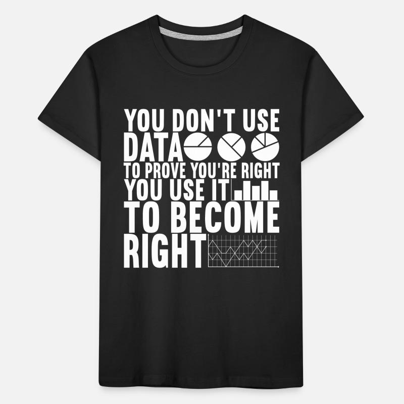 Analyste de données Data Scientist T-shirt bio Premium Enfant
