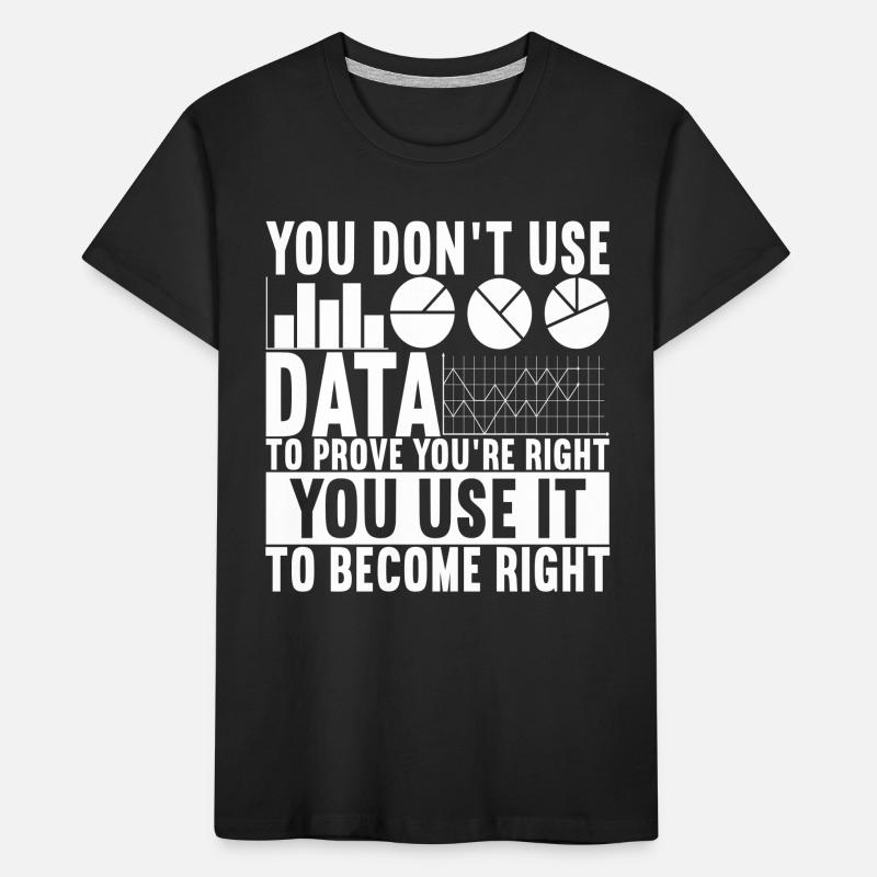 Data Scientist Data Analyst Kinder Premium Bio T-Shirt