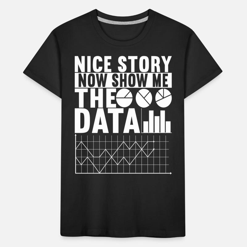 Analyste de données Data Scientist T-shirt bio Premium Enfant