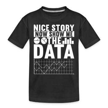 Data Scientist Data Analyst - Kinder Premium Bio T-Shirt - Schwarz - Vorne
