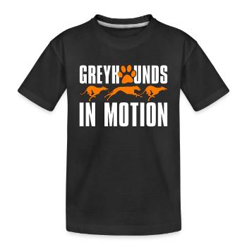 Greyhound Racing Greyhounds Race Greyhound Racer - T-shirt bio Premium Enfant - noir - Devant