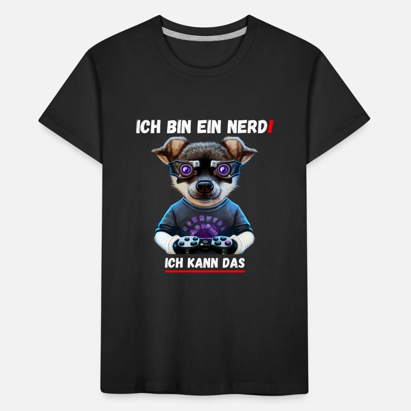 Ich bin ein Nerd - Ich kann das Kinder Premium Bio T-Shirt