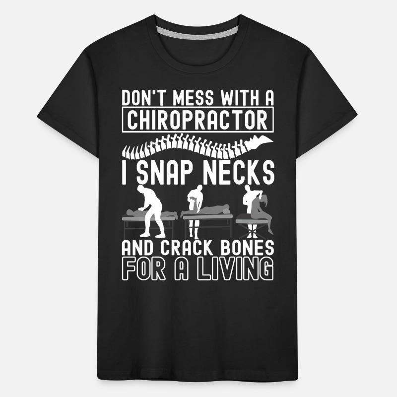 Chiropractor Chiropractic Physiotherapy Kids' Premium Organic T-Shirt