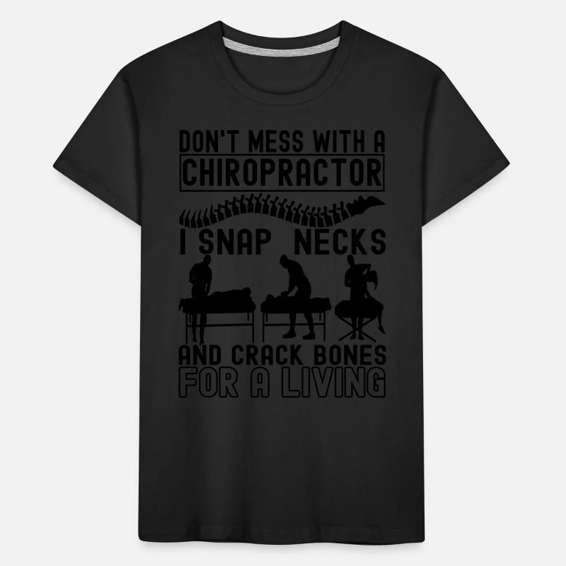 Chiropractor Chiropractic Physiotherapy Kids' Premium Organic T-Shirt