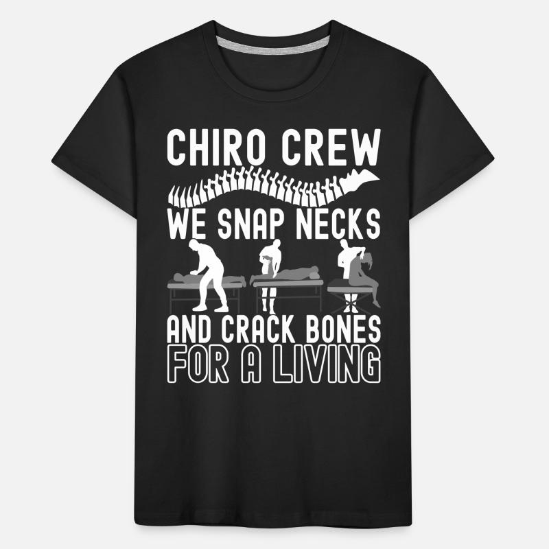 Chiropractor Chiropractic Physiotherapy Kids' Premium Organic T-Shirt