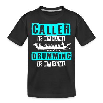 Drachenbootrennen, Drachenboote, Bleischlag - Kinder Premium Bio T-Shirt - Schwarz - Vorne