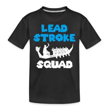 Drachenbootrennen, Drachenboote, Bleischlag - Kinder Premium Bio T-Shirt - Schwarz - Vorne