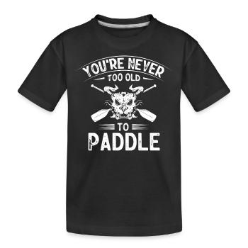 Drachenbootrennen, Drachenboote, Bleischlag - Kinder Premium Bio T-Shirt - Schwarz - Vorne