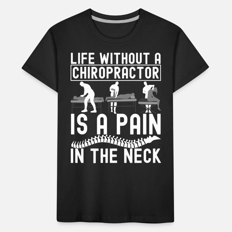 Chiropractor Chiropractic Physiotherapy Kids' Premium Organic T-Shirt