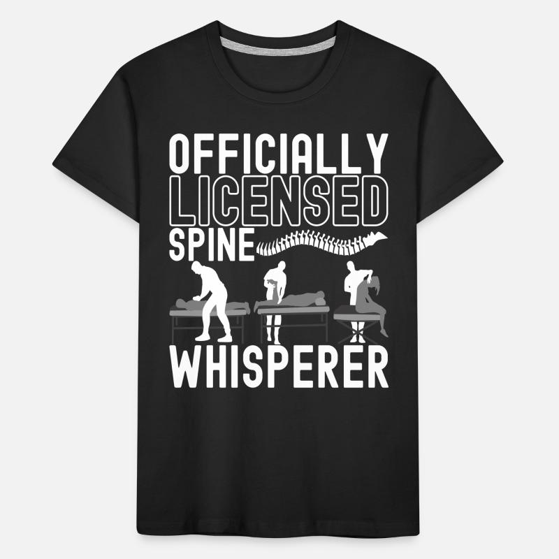 Chiropractor Chiropractic Physiotherapy Kids' Premium Organic T-Shirt