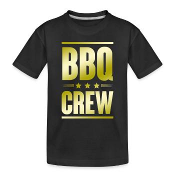 Équipe de barbecue - T-shirt bio Premium Enfant - noir - Devant