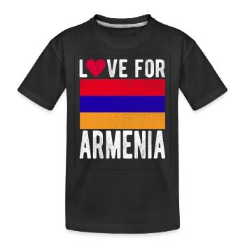 Arménie Souvenir - T-shirt bio Premium Enfant - noir - Devant