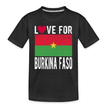 Burkina Faso Souvenir - T-shirt bio Premium Enfant - noir - Devant