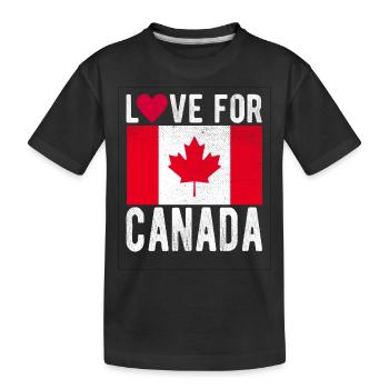 Canada Souvenir - T-shirt bio Premium Enfant - noir - Devant