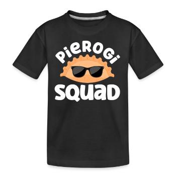 Pierogi Squad Pologne - T-shirt bio Premium Enfant - noir - Devant