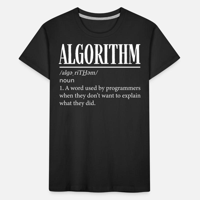 Algorithmus-Programmierer, Kodierung, Kodierer Kinder Premium Bio T-Shirt