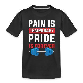 Fitness Pain Workout Pride - T-shirt bio Premium Enfant - noir - Devant