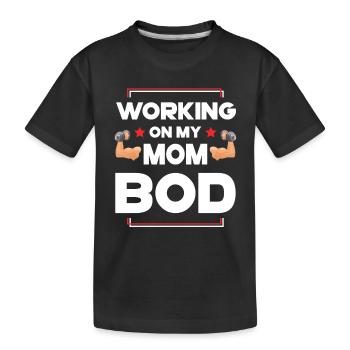 Fitness Mama Workout - T-shirt bio Premium Enfant - noir - Devant