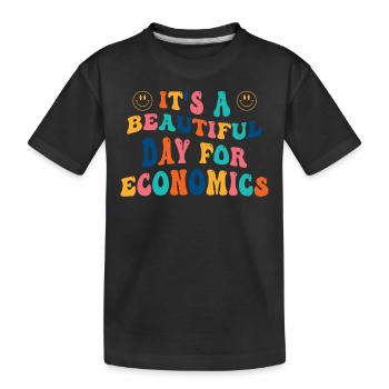 Profession du programme d’études commerciales - T-shirt bio Premium Enfant - noir - Devant