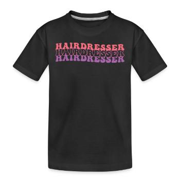 Infirmière Hippie - T-shirt bio Premium Enfant - noir - Devant