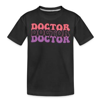 Infirmière Hippie - T-shirt bio Premium Enfant - noir - Devant