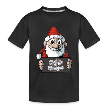 Joyeux Noël - T-shirt bio Premium Enfant - noir - Devant