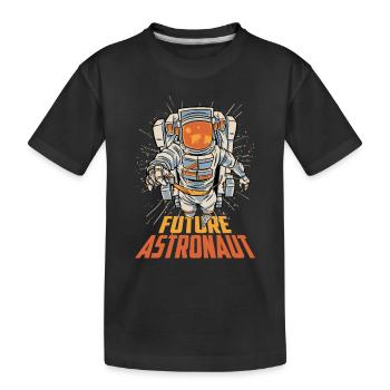 Futur astronaute Rocket Space Astronomy - T-shirt bio Premium Enfant - noir - Devant