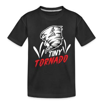Météorologie-kindertornado-sturm, Der Sturm-fan - T-shirt bio Premium Enfant - noir - Devant