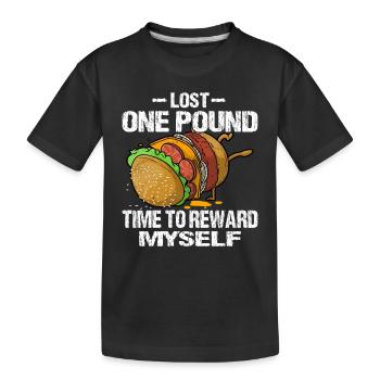 Fast Food Love Hamburg Burgers - T-shirt bio Premium Enfant - noir - Devant